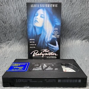 The Babysitter VHS 1995 Tape Alicia Silverstone Jeremy London Rare Thriller Film - Picture 1 of 8