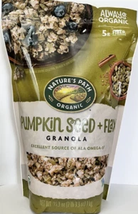 1 BAG Nature's Path Organic PUMPKIN SEED + FLAX Granola Fiber Protein 35.3 oz - Picture 1 of 3