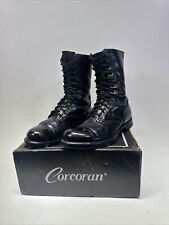 Corcoran Military Jump Combat Cap Toe Vintage Mens Black Leather Boots Sz 11.5 D