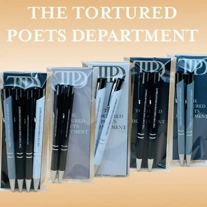 Bolígrafos y marcadores Taylor Swift The Tortured Poets Department tinta negra - Imagen 1 de 17