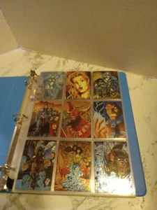 1994 Lady Death All Chromium Series 1 Trading Cards Complete(91) Krome In Book. - Picture 1 of 11