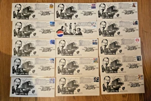 15) Juego de sobres estampados 100 aniversario PepsiCola primer día de apertura 1998 NC - Imagen 1 de 5