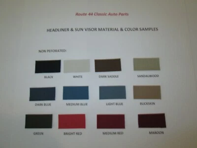 Parasoles Pontiac Firebird 1971-1973 modelos de techo rígido de 2 puertas patrón no perforado Foto 1 de 2