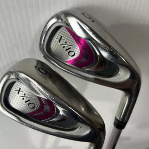 Ladies Dunlop XXIO9 Iron Set of 2 5 6 RH MP900 graphite Flex L USED - Picture 1 of 9