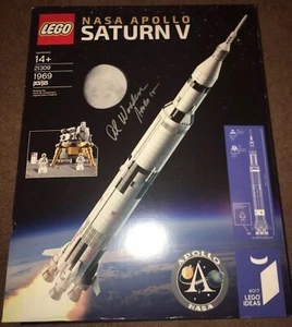 LEGO Ideas NASA Apollo Saturn V 21309 AL WORDEN Auto Signed JSA COA Rare 1/1?! - Picture 1 of 5