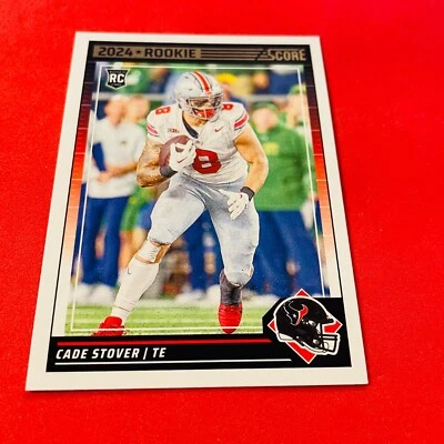 Cade Stover .. ROOKIE .. Ohio State / Houston Texans .. 2024 Score Card 353 - Image 1 of 2