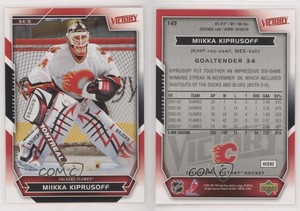 2007-08 Victory Black Miikka Kiprusoff #145