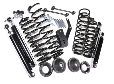 3.25" Lift Kit For Jeep Wrangler JK 4-Door 2007-2018 Coil Springs Shocks Bracket - Image 1 of 4
