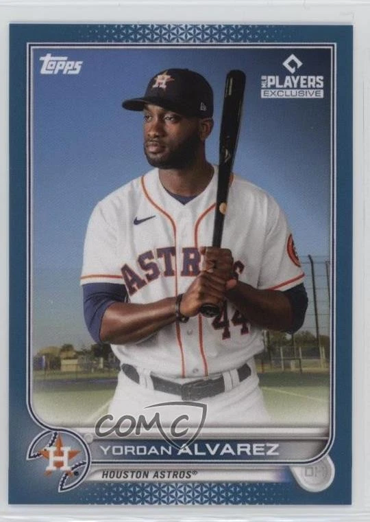 2022 Topps X MLB Players Exclusive Blue /150 Yordan Alvarez #12 - Image 1 of 2