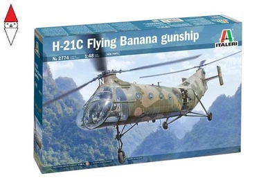 ITALERI 1/48 H-21C FLYING BANANA GUNSHIP - Immagine 1 di 4