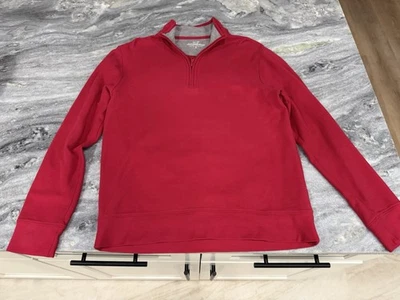 Suéter Pullover Vineyard Vines Para Hombre Rojo 1/4 Cremallera Talla S Foto 1 de 3