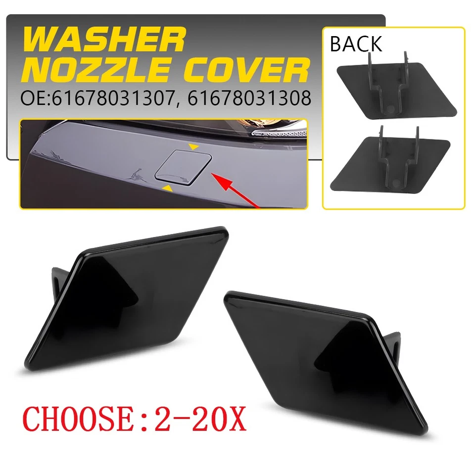 Tapa de cubierta de boquilla de lavado de faros para parachoques delantero 61678031307 para BMW 325/330i 2006 Foto 1 de 1