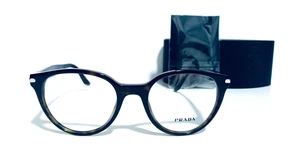 PRADA JOURNAL VPR 07T 2AU-1O1 HAVANA CAT EYE RX BRILLE 50-19-140 MM ITALY - Bild 1 von 8