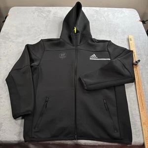 Adidas Houston Dynamo ZNE Pulse Full-Zip AeroReady Hoodie Mens XL Tri Blend - Picture 1 of 10