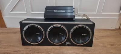 VIBE CBR10 TRIPLE EVOLUTION 3900WATTS RARE WITH AMP - Image 1 of 4