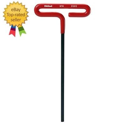 51912 3/16" Cushion Grip Hex T-Handle T-Key Allen Wrench Alloy Steel - Image 1 of 4