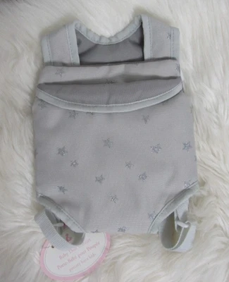 Portamuñecas Pottery Barn Kids Gris Estampado de Estrellas Nuevo con Etiquetas Foto 1 de 2