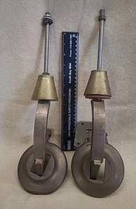 Vintage 1950s Gaskell & Chambers Quadramant Solid Brass Beer Taps - Pair - Picture 1 of 8