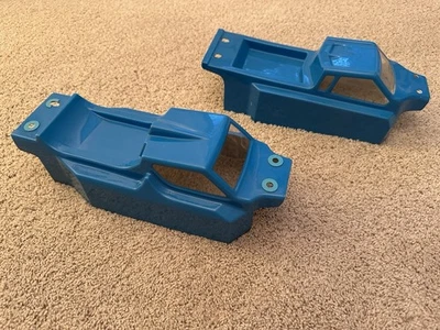 2x JConcepts Tekno ET48 2.0 Truggy Bodies “S15” & "F2" - Duratrax Teal - Image 1 of 4