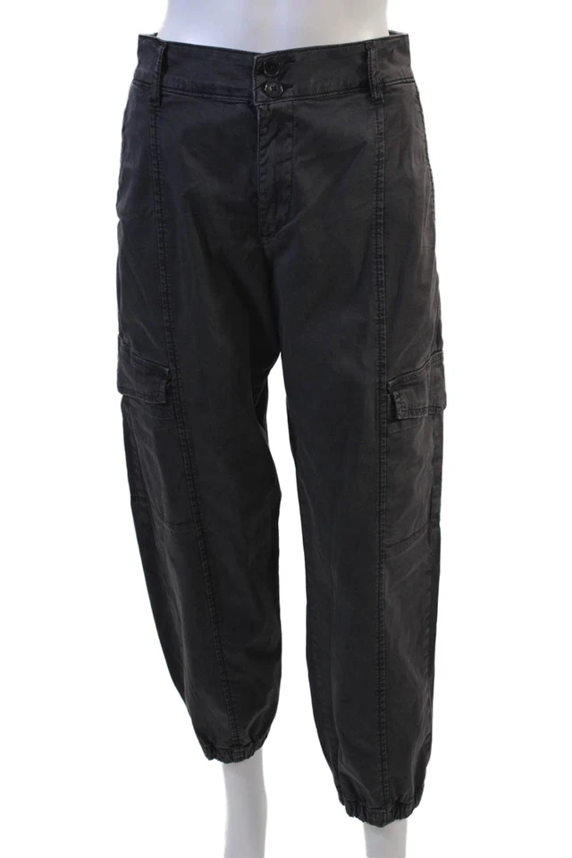 Sanctuary 男女通用深灰色工装慢跑裤棉质氨纶军装 31 码 — 第 1/4 张图片