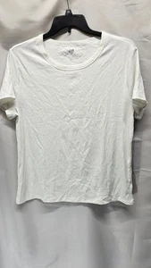 Womens Gap Size 2XL White Rib Tee - Picture 1 of 4