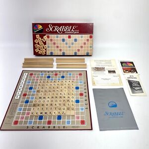 VINTAGE SCRABBLE  Crossword Puzzle Board Game Collectible 1982 Open Box