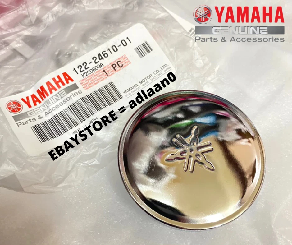 YAMAHA AT1 CS3 CS5 G6 G7 L5 LS2 OEM CHROME GAS FUEL TANK CAP 122-24610-01-00 Foto 1 de 4
