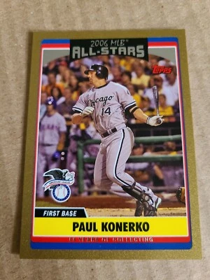 Paul Konerko 2006 Topps MLB All Stars 1589/2006 Chicago White Sox UH270 - Image 1 of 4