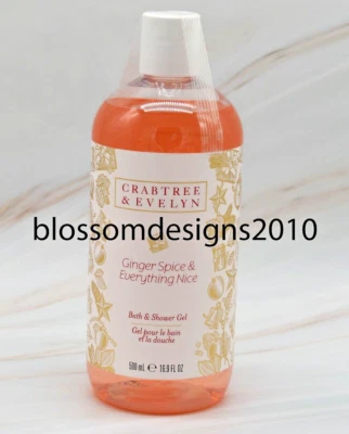 CRABTREE & EVELYN Ginger Spice & Everything Nice Bath & Shower Gel 16.9 fl. oz - Image 1 of 2