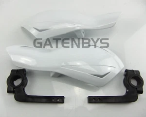 Protector de manos blanco ventilado para EXC SX CR KX YZ DT DRZ RM motocross enduro - Imagen 1 de 5