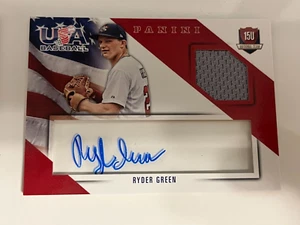 Juego de caja de béisbol RYDER GREEN 2015 Panini EE. UU. Jersey GU RELIQUIA AUTOMÁTICA #'d/99 - Imagen 1 de 1
