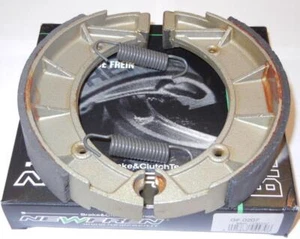 1960's Gilera Arcore 150cc 160mm diameter front drum brake shoes +springs GF0207 - Imagen 1 de 1