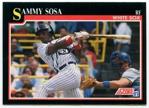 1991 Score #256 Sammy Sosa Chicago White Sox - Bild 1 von 2