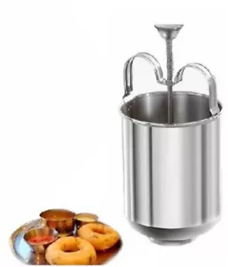 1x Donut Maker Steel Doughnut Menduwada Meduwada Manual Mold Dispenser Baker - Picture 1 of 3