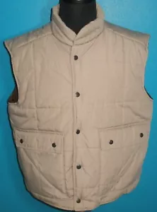 EUC Men's Large Northwest Territory Full Zip Snap Button Puffer Ski Vest - Picture 1 of 7