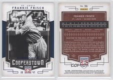 2015 Panini Cooperstown HOF Chronicles Blue /25 Frankie Frisch #36 HOF