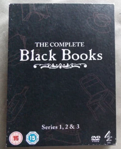 BLACK BOOKS THE COMPLETE SERIES 1 ,2 & 3 DVD BOX SET BILL BAILEY & DYLAN MORAN - Picture 1 of 5