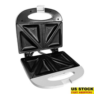 Nonstick Breakfast Sandwich Maker Cool Touch Quick Heating Dual Sandwich Press - Picture 1 of 12