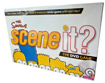 Simpsons Scene It Sealed DVD Board Game Trivia Pop Culture Family Game - Image 1 of 4