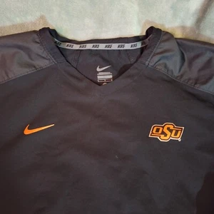 OSU Oklahoma State Cowboys Sudadera Cortavientos Nike Performance Grid Hombres L - Imagen 1 de 8
