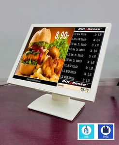19" USB TOUCH MONITOR für WIN 10 und WIN 11 - +TREIBER - Bild 1 von 3