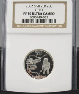 2002 S Ohio Silver NGC PF 70 UCAM - Picture 1 of 1