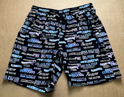 Розовый дельфин баскетбол шорты все над печать мужской размер большой новый без ЯРЛЫКОВ - Изображение 1 из 4