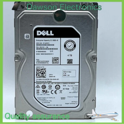 DELL 0MWHY9 MWHY9  ST4000NM0265 Seagate Exos 7E8 4TB SATA 6Gb/s 3.5" Hard Drive - Image 1 of 4