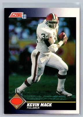1991 SCORE CARD # 470 Kevin Mack - Cleveland Browns - Image 1 of 2