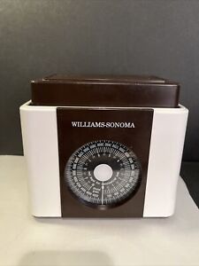 Williams-Sonoma 10 Pound 5000 Gram Kitchen Food Weight Scale brown