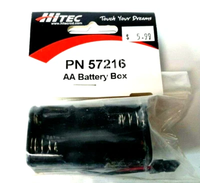 NEW HiTEC PN# 57216 AA Battery Box - Image 1 of 3