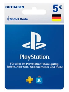 PlayStation Network Card PSN Card 5 EUR Deutschland Instant Code Email - Bild 1 von 1