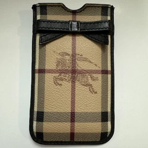 Funda con soporte para tarjeta/identificación Burberry iPhone 5 - Imagen 1 de 3