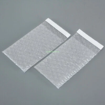 Clear Self Seal Bubble Bags Multi Sizes (Width 2.5" - 7.5") x (Length 3" - 12") - Image 1 of 4